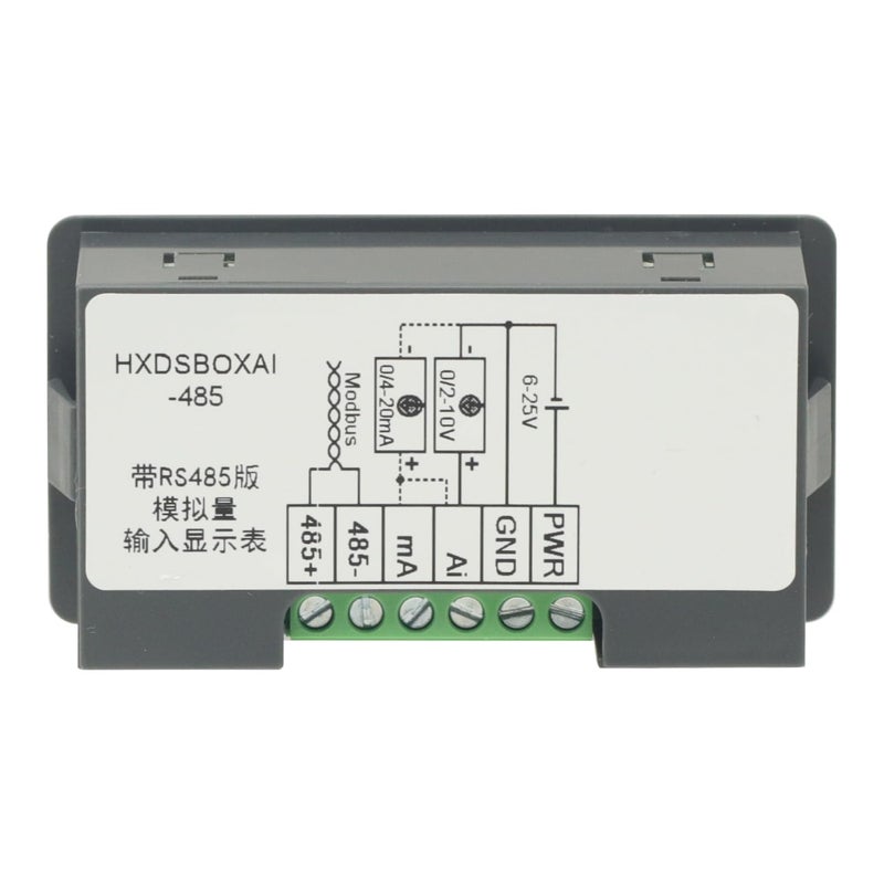 GODIYMODULES Digital Display Meter 0-10V 0-20mA 2-10V 4-20mA Analog Signal Input Panel Meter Standard/RS485/Relay (with RS485 Version) - Image 2